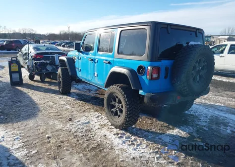 2021 Jeep Wrangler Unlimited Willys 4X4 z USA, uszkodzony, nr VIN 1C4HJXDG8MW620095